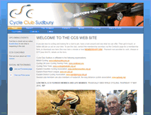Tablet Screenshot of cycleclubsudbury.com